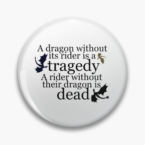Item preview, A Dragon Without Its Rider Fourth Wing Quote with Dragons designed and sold by letizzart designs.