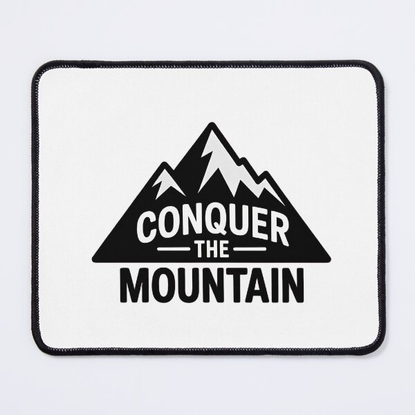 Item preview, Conquer the Mountain Silhouette designed and sold by NiftyWrx.