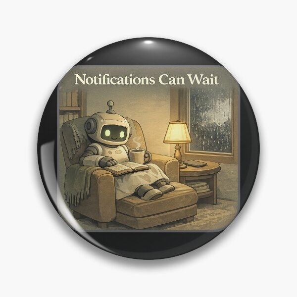 Item preview, Notifications Can Wait designed and sold by QuietNovaShop.