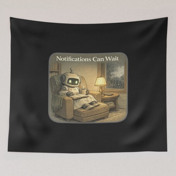 Item preview, Notifications Can Wait designed and sold by QuietNovaShop.