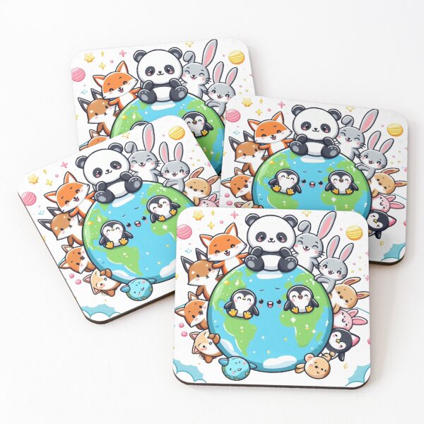 Item preview, Cute Animals on Planet Earth - We Are on the Same Rock designed and sold by carestazafeli.