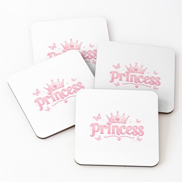 Item preview, Princess Pink Crown Cute Butterfly Word Art Heart I Design designed and sold by Moonlight Studio.