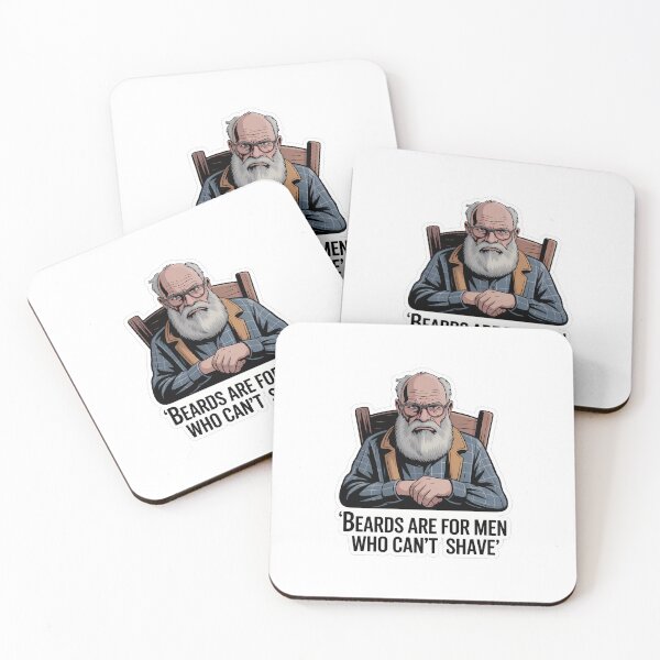 Item preview, Grumpy Beard Quote Art designed and sold by NiftyWrx.