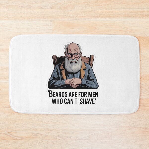 Item preview, Grumpy Beard Quote Art designed and sold by NiftyWrx.