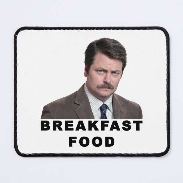 Aperçu de l'œuvre Ron Swanson Petit déjeuner créée et vendue par BaDizza.