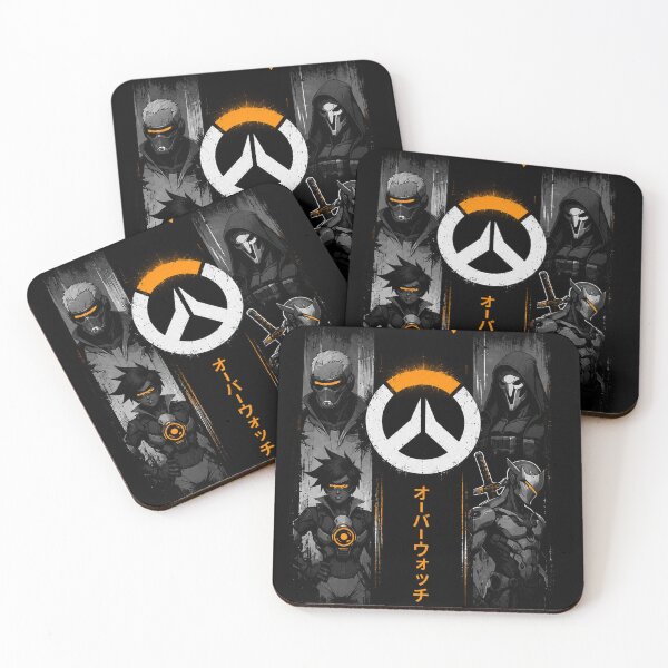 Item preview, Overwatch Heroes Grunge Poster | Genji Reaper Tracer Soldier 76 Gaming Design designed and sold by NBT-NOVA.