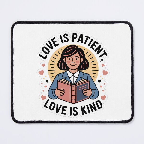 Item preview, Love is patient, love is kind designed and sold by NiftyWrx.