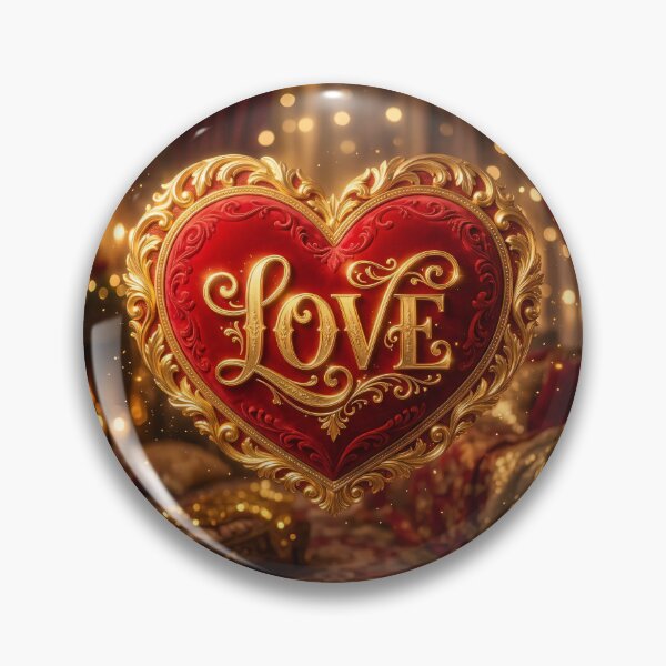 Item preview, Ornate Gold Love Heart designed and sold by Utopian-Magic.