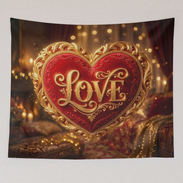 Item preview, Ornate Gold Love Heart designed and sold by Utopian-Magic.