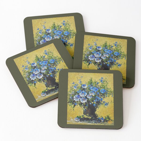 Item preview, Blue little flowers ...   designed and sold by Eutrope d'Orange.