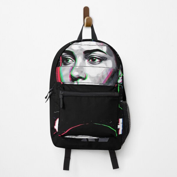 Item preview, Glitch Portrait Digital Corruption Art – Cyberpunk Aesthetic Lover Gift designed and sold by Velustro Shop.