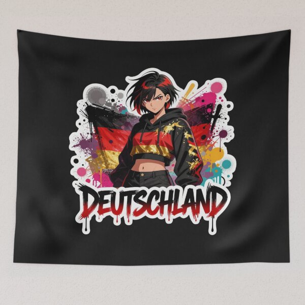 Item preview, Anime Germany Graffiti Girl Design designed and sold by Revyra.