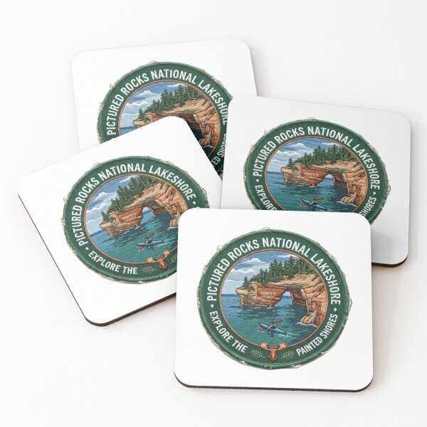Item preview, Pictured Rocks National Lakeshore - Explore The Painted Shores Michigan Travel designed and sold by Simsimah26Parks.