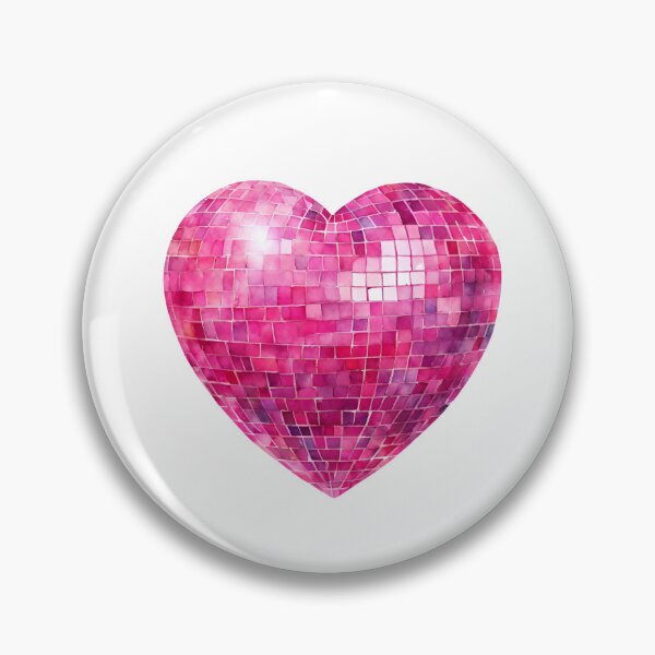Artikelvorschau, Pinke Herz-Discokugel entworfen und verkauft von passionatelyem.