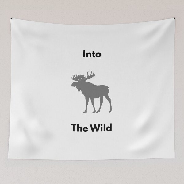 Item preview, Into The Wild - Animal Nature Quote designed and sold by EclairArtShop.