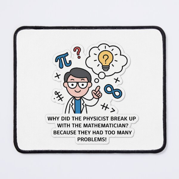 Item preview, Physics Jokes & Symbols Design designed and sold by NiftyWrx.
