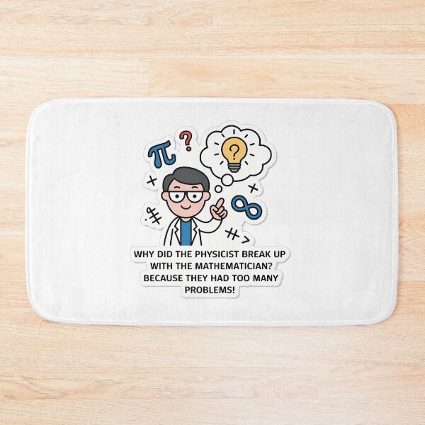 Item preview, Physics Jokes & Symbols Design designed and sold by NiftyWrx.
