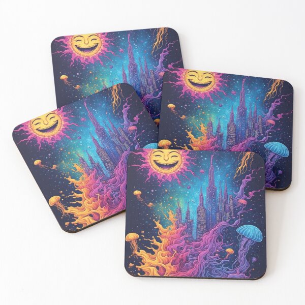 Item preview, COSMIC TIDE: Where Color Learns to Breathe designed and sold by FANTASY FRENZY.