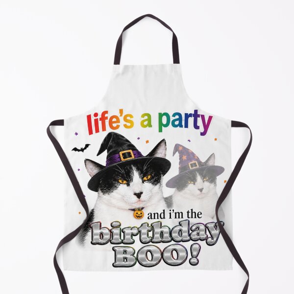 Item preview, Life's A Party Birthday Boo Cat designed and sold by BoringClothes .