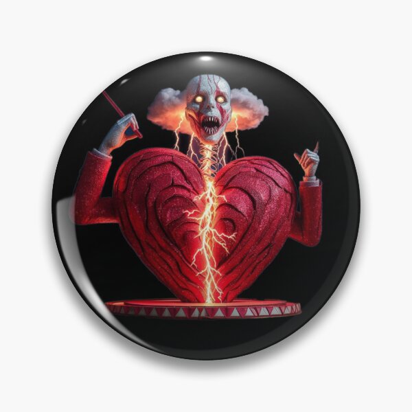 Item preview, Electric Heart Conductor Dark Fantasy Illustration designed and sold by LujziWorld.