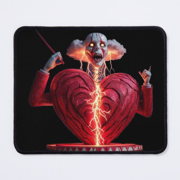 Item preview, Electric Heart Conductor Dark Fantasy Illustration designed and sold by LujziWorld.