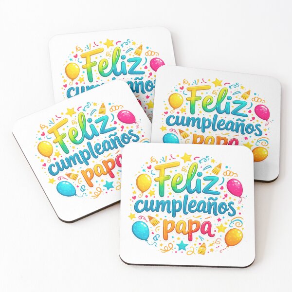 Item preview, Happy Birthday Dad – Colorful Birthday Design for Dad | Fiesta, Balloons & Celebration Gift designed and sold by Kittcatking.