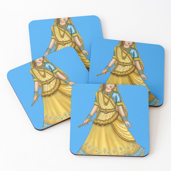 Item preview, Goddess Radha Artwork | Divine Hindu Digital Painting | Spiritual Illustration designed and sold by Harshit_Digital_Arts.