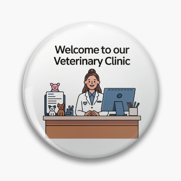 Item preview, Welcome to Our Vet Clinic designed and sold by NiftyWrx.