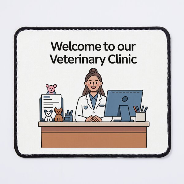 Item preview, Welcome to Our Vet Clinic designed and sold by NiftyWrx.