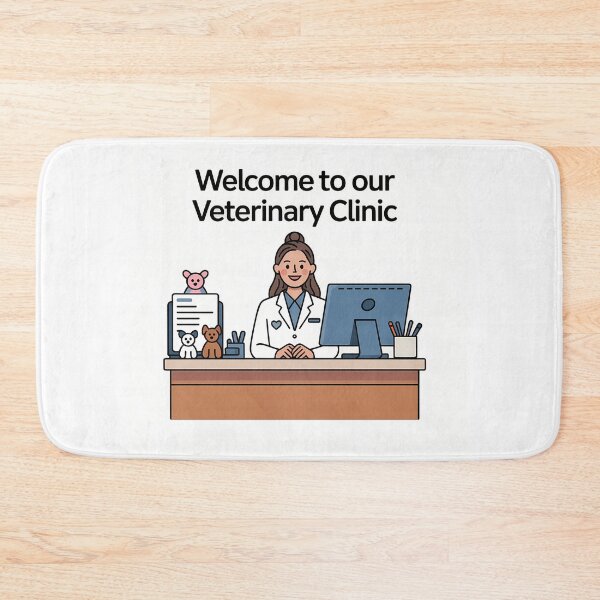 Item preview, Welcome to Our Vet Clinic designed and sold by NiftyWrx.