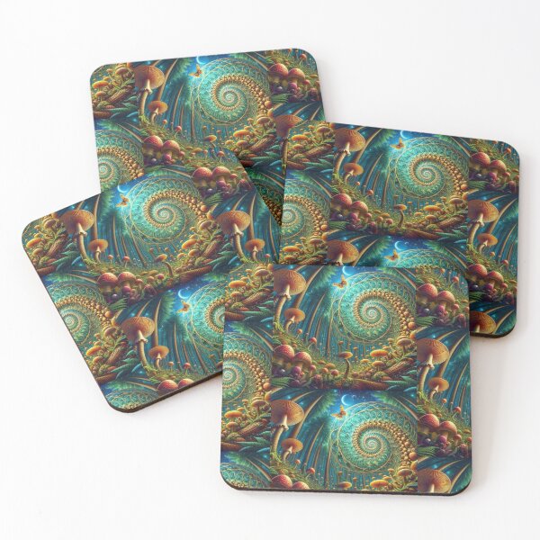 Item preview, Mushroom Forest Fractal designed and sold by Elemental Visions.