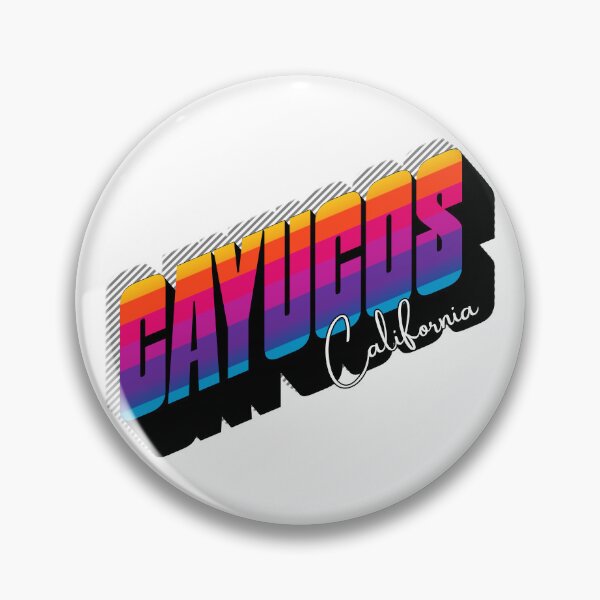 Item preview, Cayucos, California Retro 80s Sunset Gradient Design designed and sold by DonnaRaine.