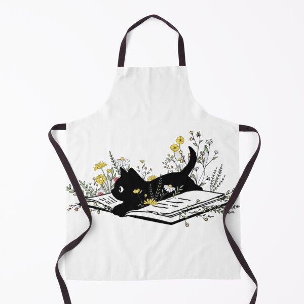 Item preview, Floral Black Cat Vintage Art  designed and sold by Gbriel3.