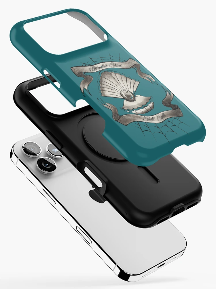 Thumbnail 2 of 4, iPhone Case, Gothic Shell Spell designed and sold by ShellSpell.