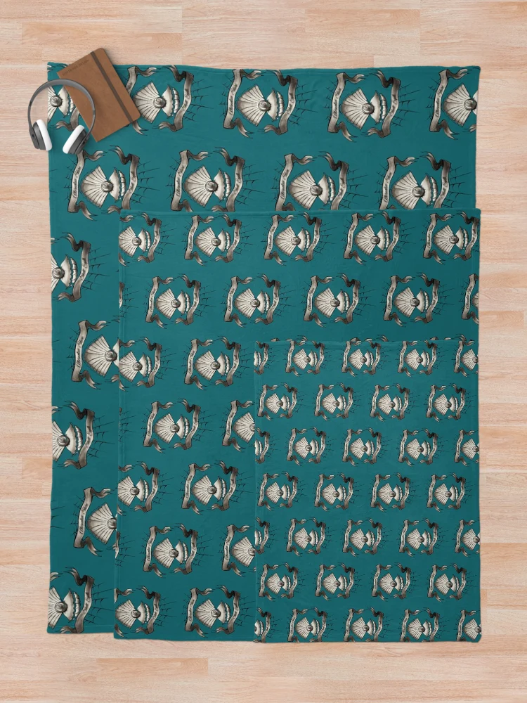 Thumbnail 5 of 6, Throw Blanket, Gothic Shell Spell designed and sold by ShellSpell.