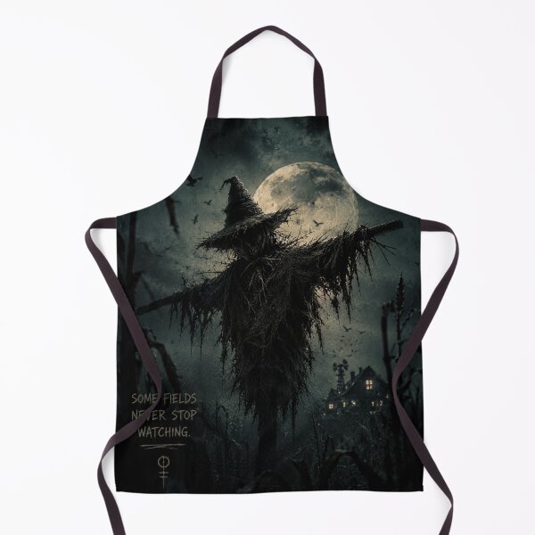 Item preview, Some Fields Never Stop Watching – Scarecrow Horror | Dark Rural Nightmare designed and sold by Glitched Store.