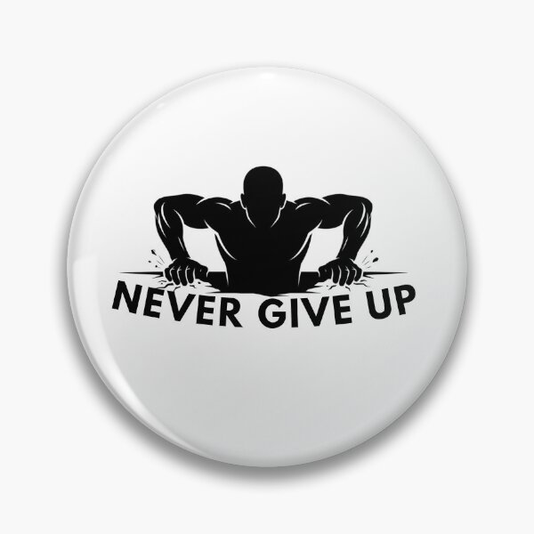 Item preview, Never Give Up - Minimalist Silhouette Struggle Art designed and sold by Ali-jarah.