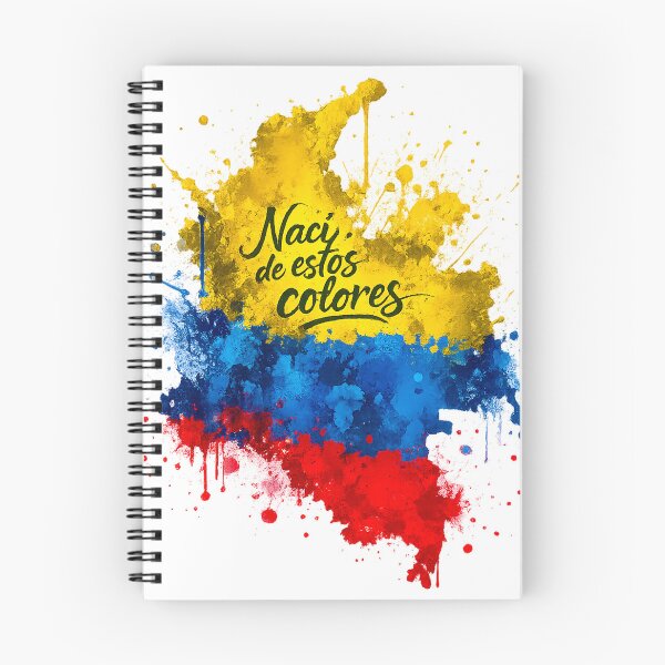 Item preview, I Was Born of These Colors – Colombia Watercolor Flag | Colombian Pride Paint Splash | Patriotic Typography Art Sticker designed and sold by Kittcatking.