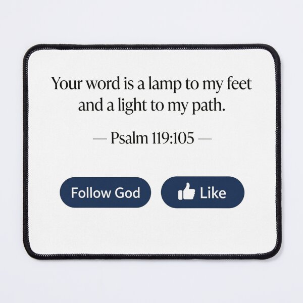 Item preview, Your Word Is a Lamp to My Feet | Psalm 119:105 Christian T-Shirt designed and sold by The imaginary unit..