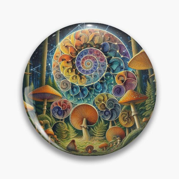 Item preview, Mushroom Fractals 2 designed and sold by Elemental Visions.