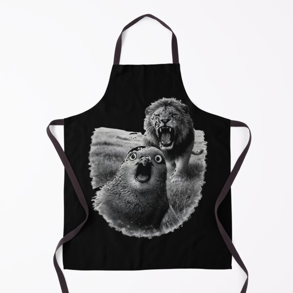 Item preview, Unhinged Pigeon Selfie With Lion designed and sold by azule1.