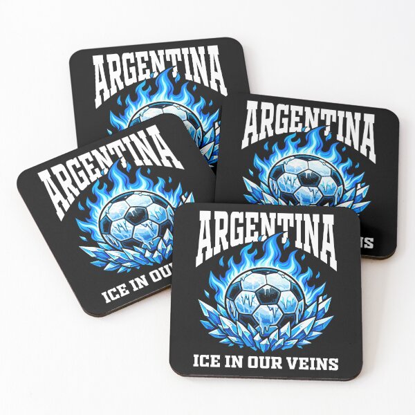 Item preview, ARGENTINA - ICE IN OUR VEINS - FIFA WORLD CUP designed and sold by KEF Custom.