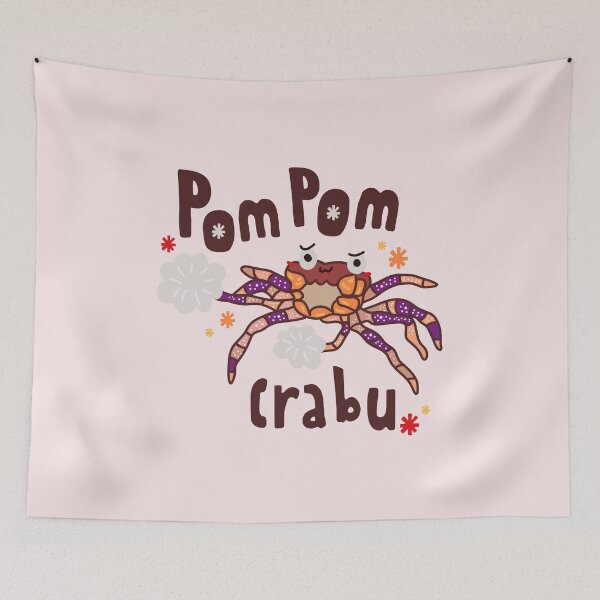Item preview, pom pom crab designed and sold by littleredcheeks.