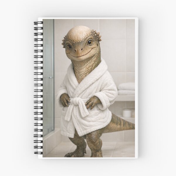 Item preview, Cozy Bathrobe Pachycephalosaurus designed and sold by Sillytoe.