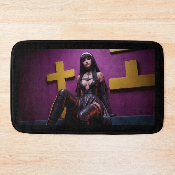Item preview, Cyberpunk Nun Futuristic Sci-Fi Art designed and sold by GalleryBrisArt.