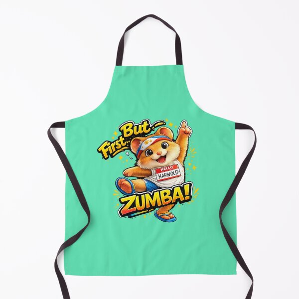 Item preview, "But First...ZUMBA!" - cute hamster dancing! designed and sold by FlipFlopTeesCo.