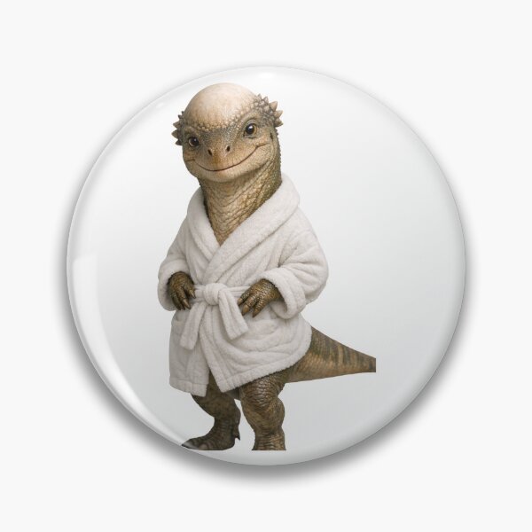 Item preview, Bathrobe Pachycephalosaurus designed and sold by Sillytoe.