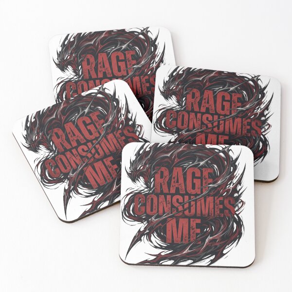 Item preview, Rage Consumes Me Dark Edgy T-Shirt Graphic Tee designed and sold by TeeSpectrume.