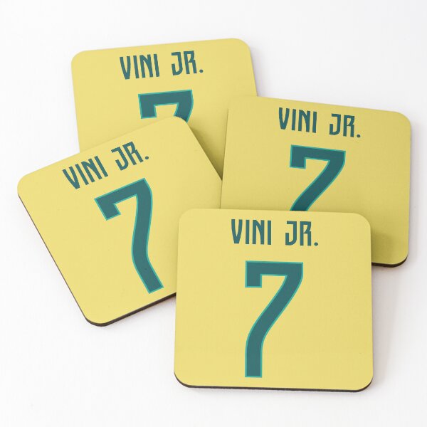Item preview, Brazil 26-27 Home Vini Jr 7 World Cup Canarinho designed and sold by ZeroCool360.