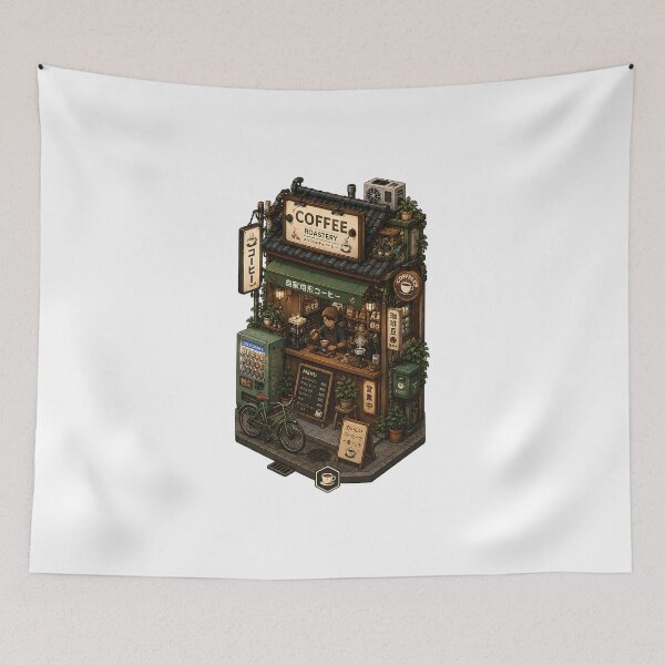 Item preview, Tiny Coffee Roastery designed and sold by MouhamedAdel95.